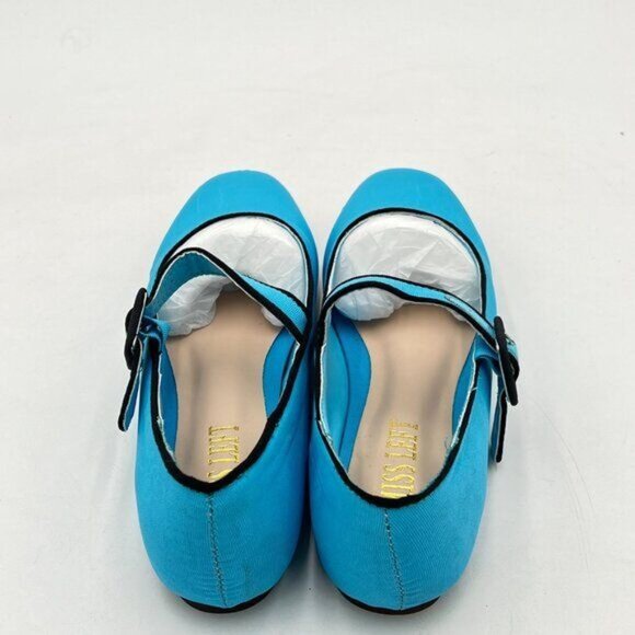 NWOT Miss Left Women's Comfort Buckle Strap Mary Janes Classic Closed Round Toe - Picture 5 of 8